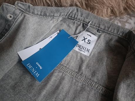 Denimová bunda oversize sinsay, sinsay,xs