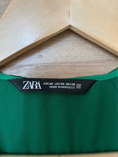Zelené šaty zara, zara,xs