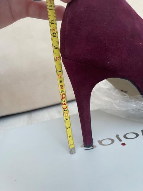 Bordove kozene lodicky wojas, 1x obute, wojas,40