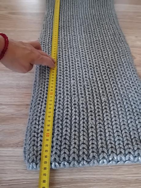 Strieborno-šedý šál/tunel, pepco