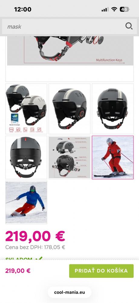 Prilba na lyžovanie, 