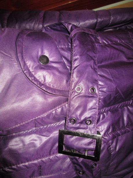 Fialová zimná bunda - nenosená - gate, m