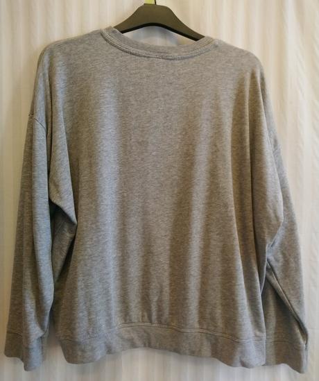 Dámska sivá mikina s motívom, new look, xxxl, new look,xxxl