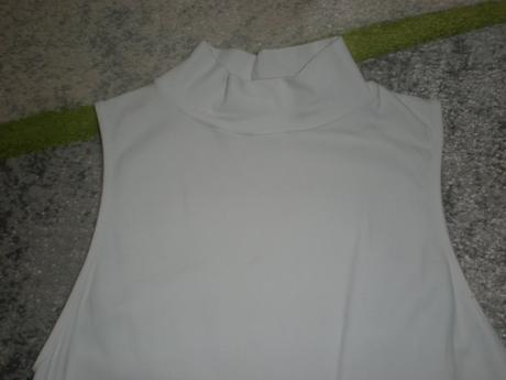 Biele roláčikové tielko, xs