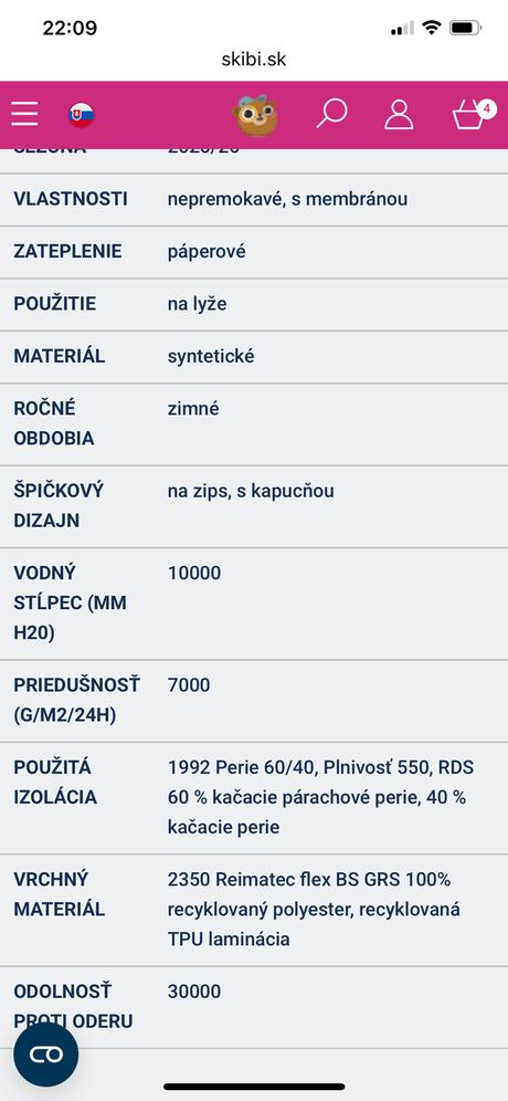 Reima ranua zimná lyžiarska bunda 110/116, reima,110