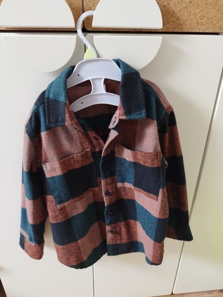 Teplá bavlnená košeľa veľkosť 116, 116