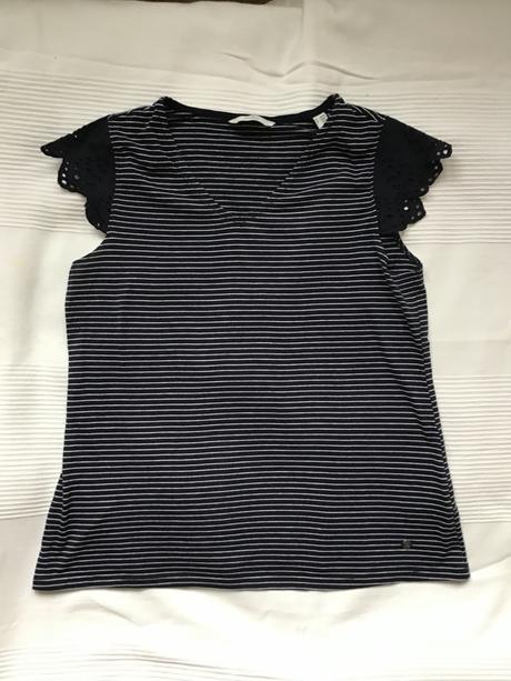 Tričko s čipkovými rukávmi tchibo 36/38, tchibo,38