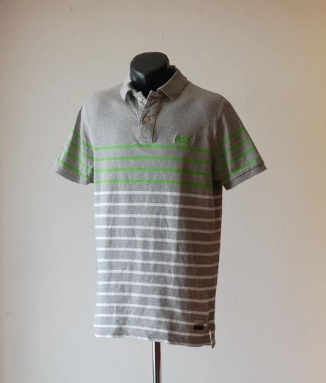 Pánske polo tričko superdry the breton stripe, superdry,xl