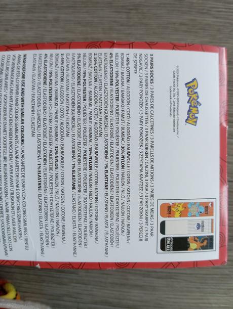 Pokemon ponožky pre deti, primark,26 - 36