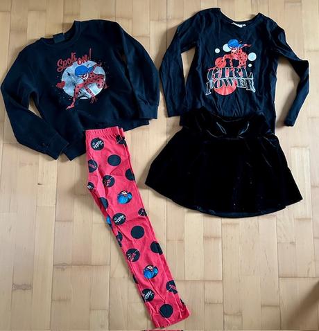 Balík oblečenia 122/128 čarovná lienka, 122–134