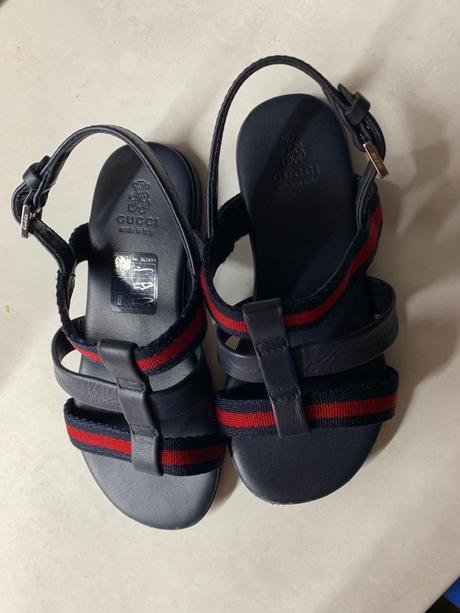 Gucci unisex detske kožené sandálky veľkosť 24, 24