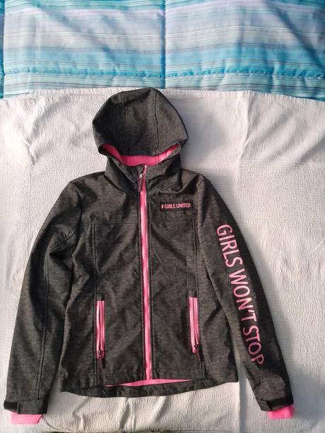 Vetrovka s flaušovou podšívkou a s kapucňou, takko,146