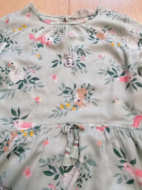 Krásne šatičky s motívom zvieratiek, h&m,128