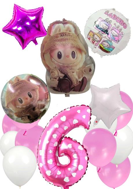 Balóny labubu- až 15/16ks,