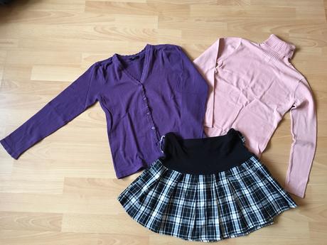 Rolák, svetrík, sukňa, 140–152