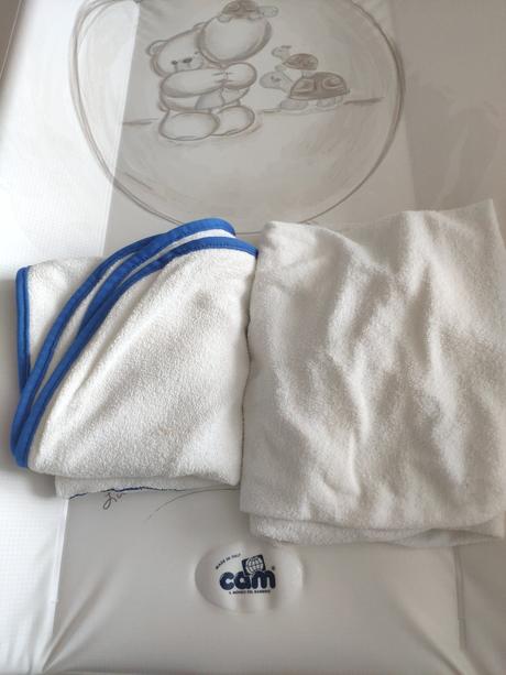 Prebalovací pult s vaničkou cam,