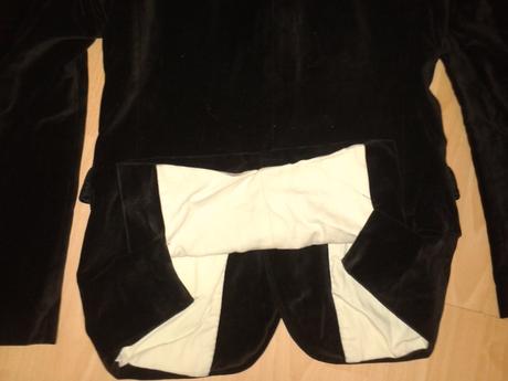 Cierne zamatove sako, m