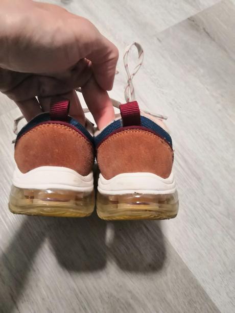 Kombinovane kožené tenisky, s poštou, zara,24