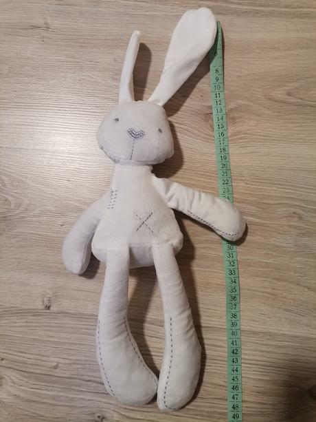 Plyšový biely zajko mojkáč, 