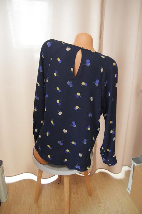 Tmavo modrá blúzka, xl, xl