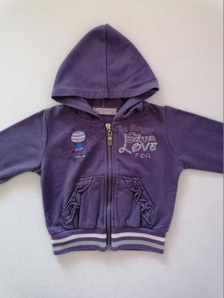 Mikina na zips 80/86, 80