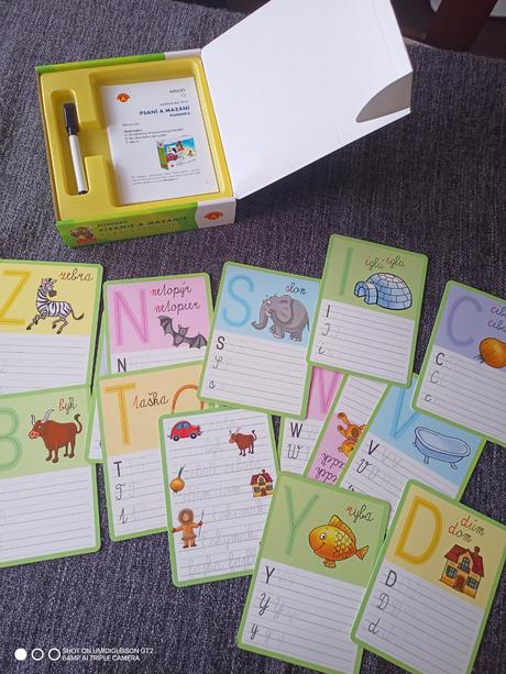 Písanie a mazanie 1, písmenká, nové, 