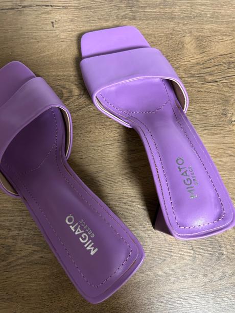 Fialové šľapky migato, 38