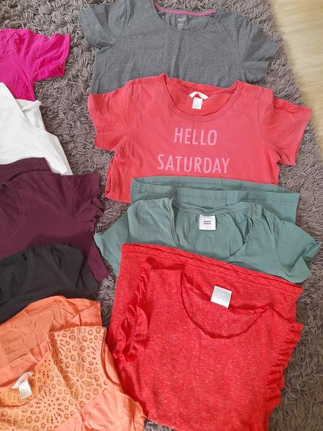 Tehotenské tričká, h&m,s