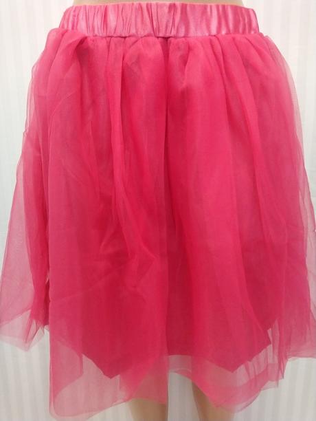 Dámska sýto ružová tutu sukňa, l, xl, l / xl