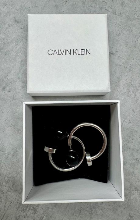 Calvin klein nausnice kruhove, calvin klein