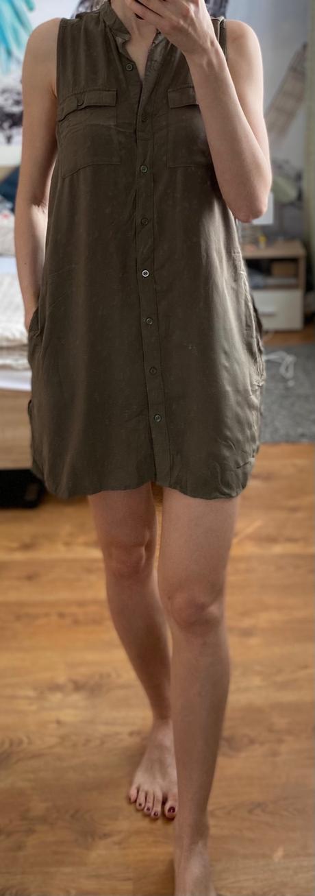 Khaki saty, h&m,36