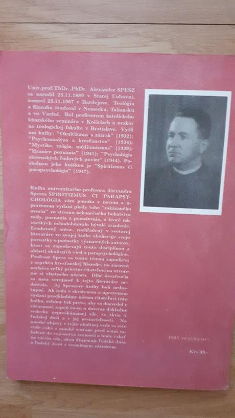 Špiritizmus a parapsychológia, 