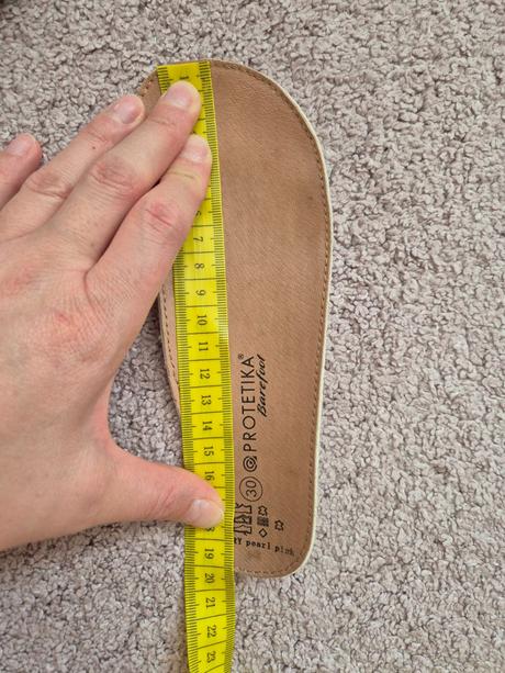 Kožené sandálky protetika barefoot č.30, protetika,30