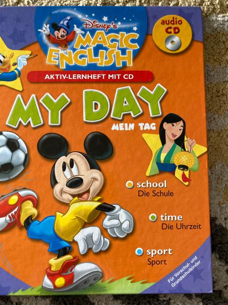Disney's magic english mit cd my day mein tag, 