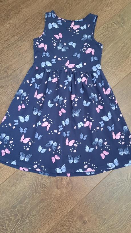 Letné šaty motýlik v.134/140, h&m,134