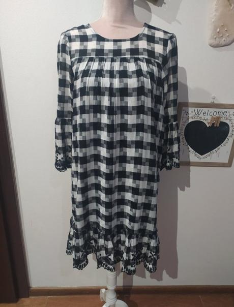 Karované šaty, reserved,36