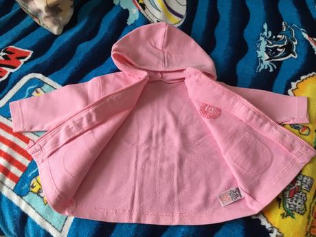 Chutná tenšia mikinka- bundička na zips s kapucňou, george,68