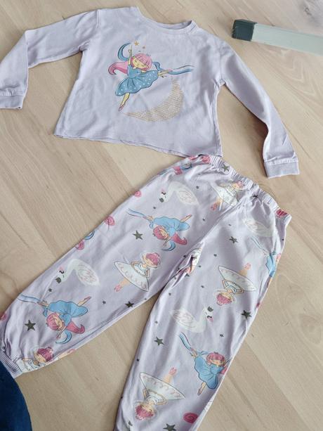 Bledofialove pyžamo balerinka 104, sinsay,104