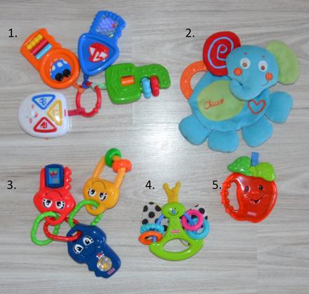 Interaktivne hračky fisher price 4 ks,