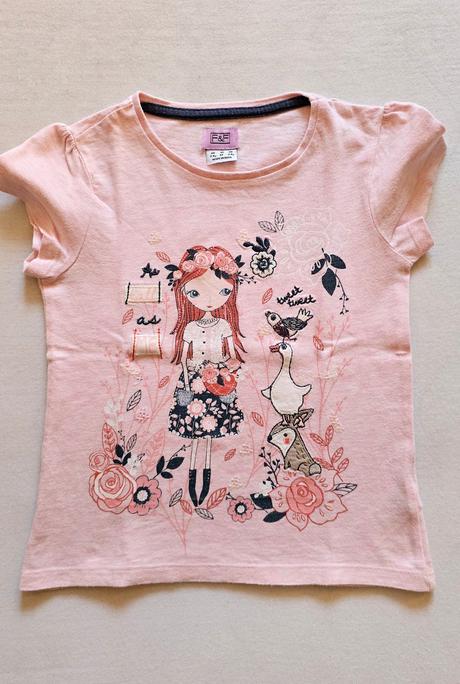 Predám dievčenské tričko s aplikáciou zn. f&f, f&f,104