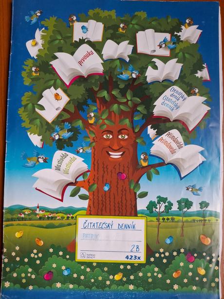 Čitateľský denník e-pomôcka 2.3.4.ročník zš,