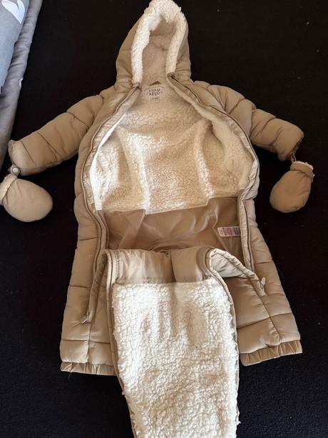 Zimný overal + zimná bunda, 86