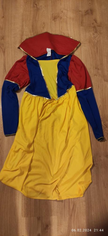 Snehulienka karneval kostym 140, 