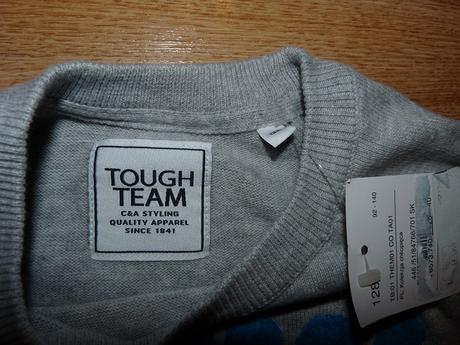 Tenší s 3d nápisom, c&a,128