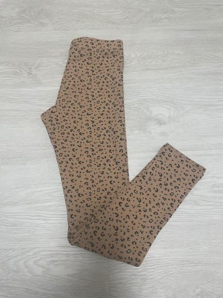 Tigrovane teplejšie legíny veľ.8-9 rokov, h&m,134