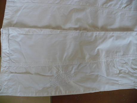 Biele letné nohavice, m