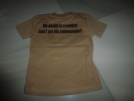 Môj otec je vojak tričko, 116