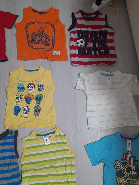 Tričká v 86,92,98 vo výbornom stave po mojom synov, 92