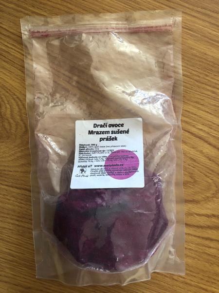 Ako rozdrviť naspäť prášok zo stuhnutého mrazom sušeného ovocia v prášku?
