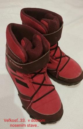 Zimné topánky, adidas,33